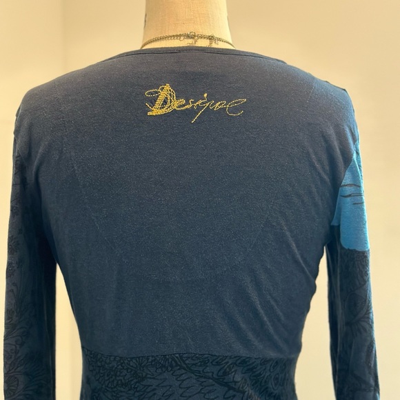 Desigual boho-chic long sleeve knit dress - Picture 4 of 7